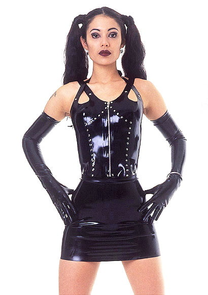 Latex Clothing - Split Twin Strap Top - DeMasK