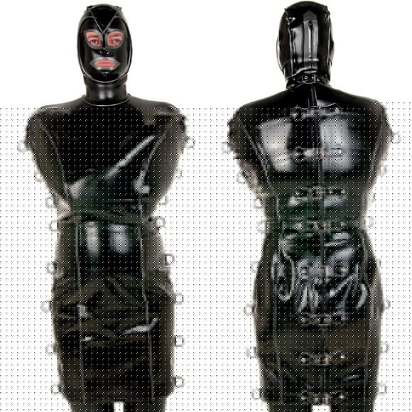Latex Clothing - Deluxe Cover-All Sheath With Deluxe Hood - DeMasK